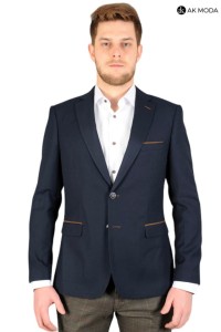 MARYNARKA MĘSKA VIRGINIA GRANATOWA 205