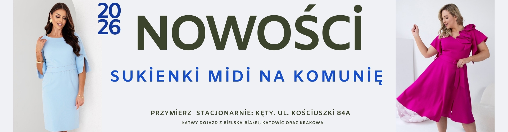 Komunia 2026 nowa kolekcja sukienek midi